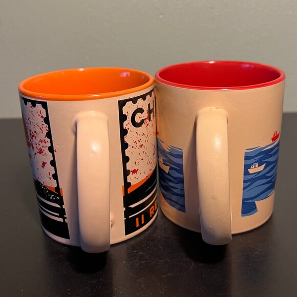 Set of 2 CHILE Souvenir Mugs ~ Puerto Montt & Los Lagos Region ~ South America - Picture 3 of 15